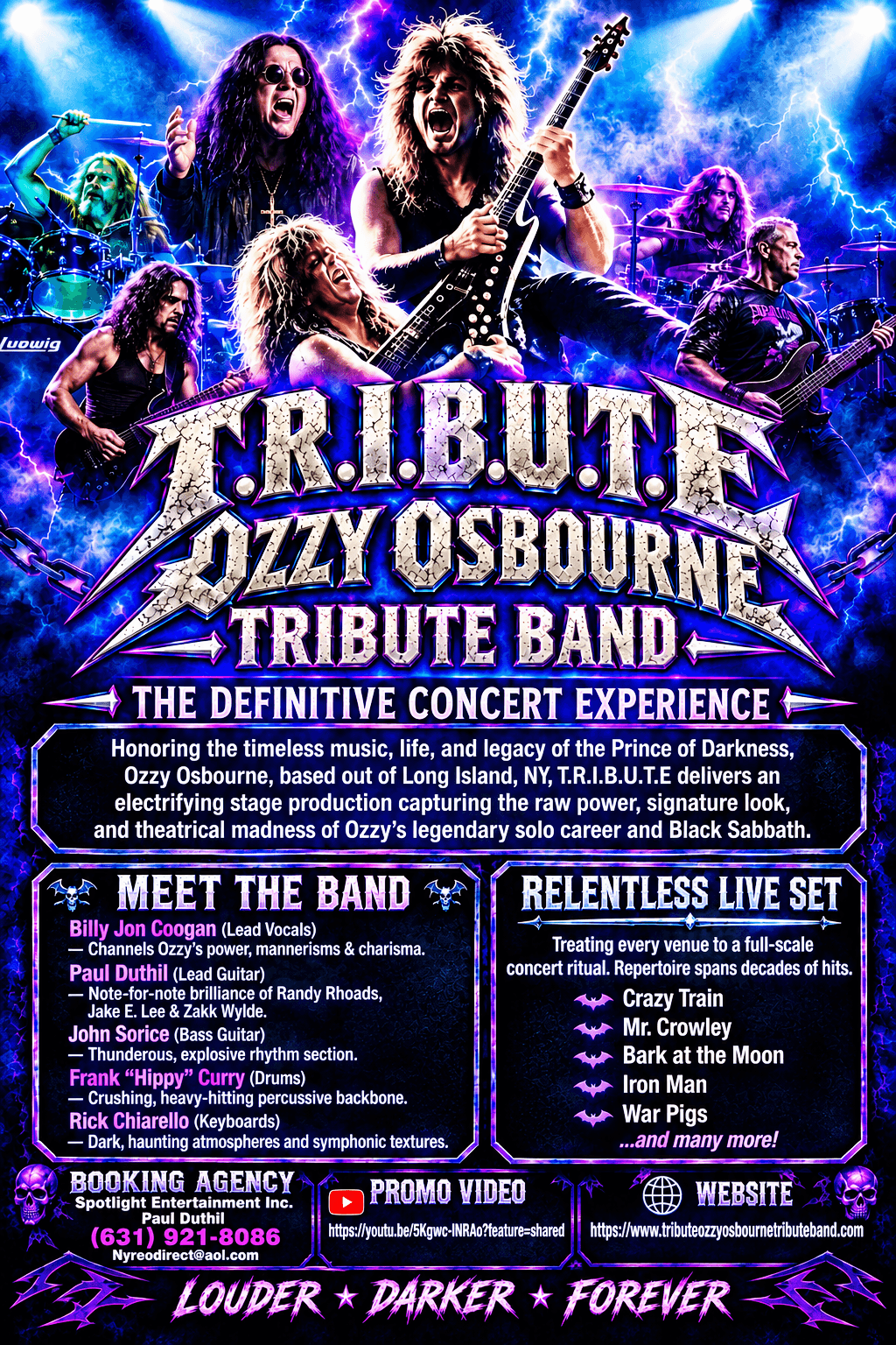 T.R.I.B.U.T.E(OZZY OSBOURNE TRIBUTE BAND)